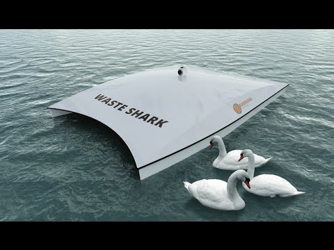 dron waste shark
