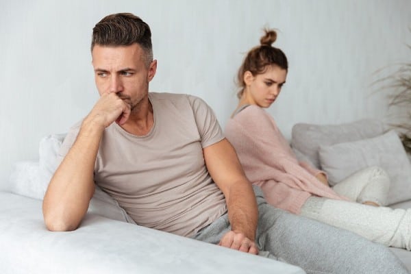 pareja con problema